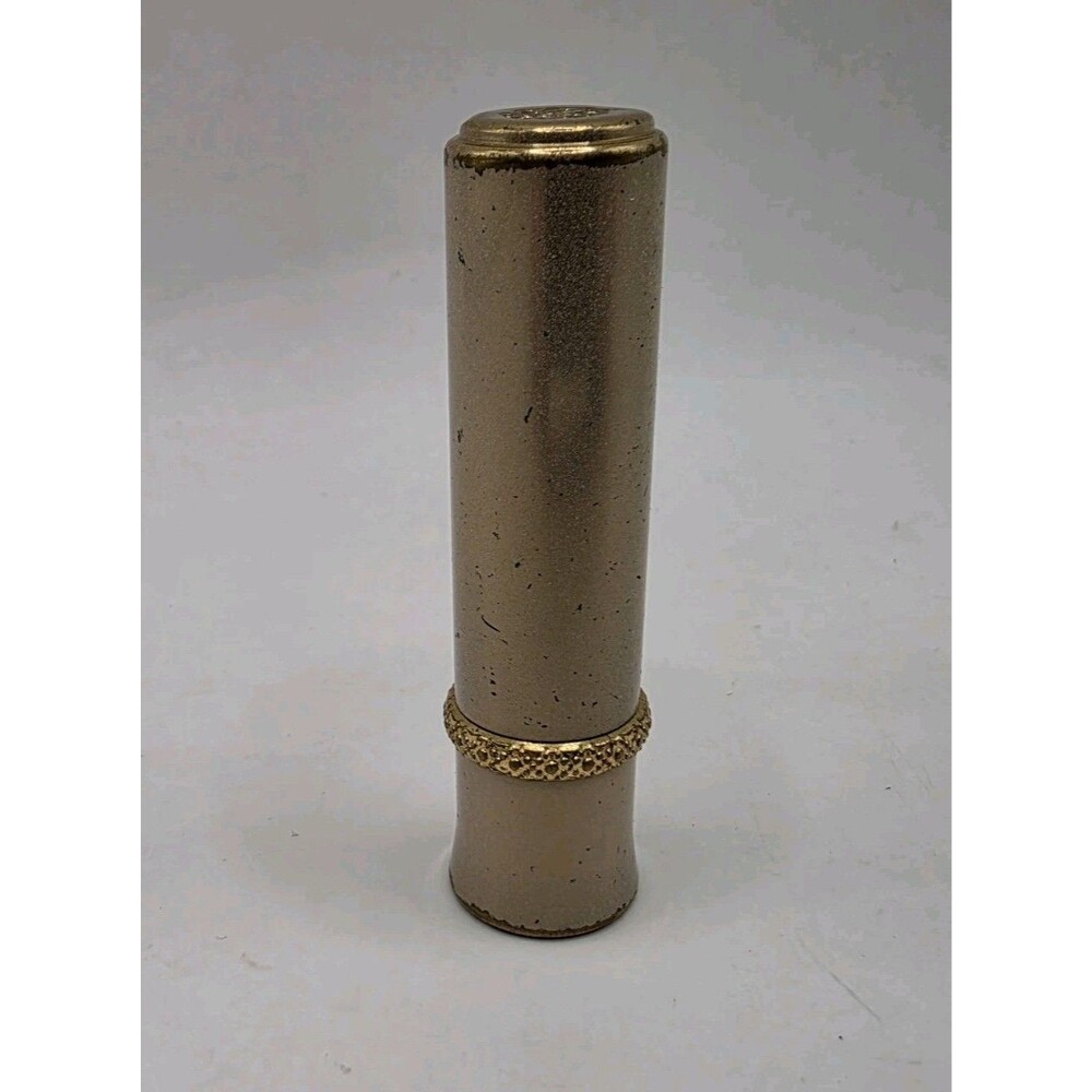 VTG Revlon Futurama Lipstick Case Tube Shimmer Champagne Gold Van Cleef Arpels